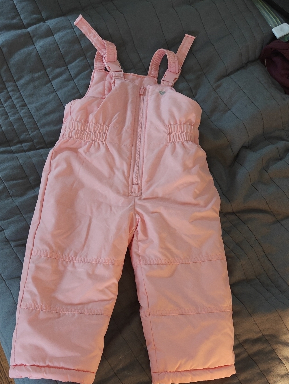 Carter's Light Pink Insulated Snow Overalls Size 3T
